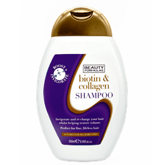 Beauty Formulas Šampón s biotinem a kolagenem pro jemné unavené vlasy 250ml