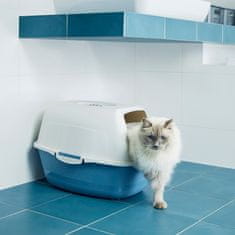 eoshop ECO BAILEY toaleta pro kočky - modrá