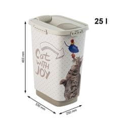 eoshop Kontejner na krmivo CODY 25L - CAT WITH JOY