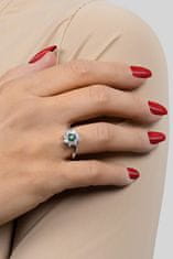 Brilio Silver Krásný stříbrný prsten se zirkony RI053WG (Obvod 52 mm)