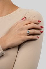 Brilio Silver Krásný stříbrný prsten se zirkony RI053WG (Obvod 52 mm)