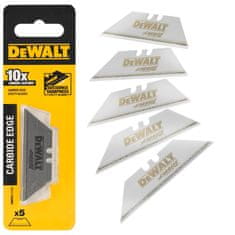 DeWalt Lichoběžníkové čepele pro tvrdokovový nůž 5 kusů