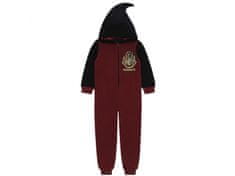 sarcia.eu Jednodílné pyžamo Harry Potter / chlapecká kombinéza, černá, vínová, onesie s kapucí 3 let 98 cm