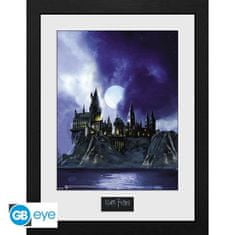 GB eye Harry Potter Zarámovaný plakát - Bradavický hrad