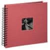 album klasické spirálové FINE ART 28x24 cm, 50 stran, flamingo