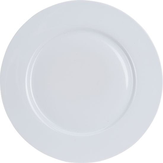 H & L Velký porcelánový mělký talíř Jumbo 30,5cm, bílý 628100060