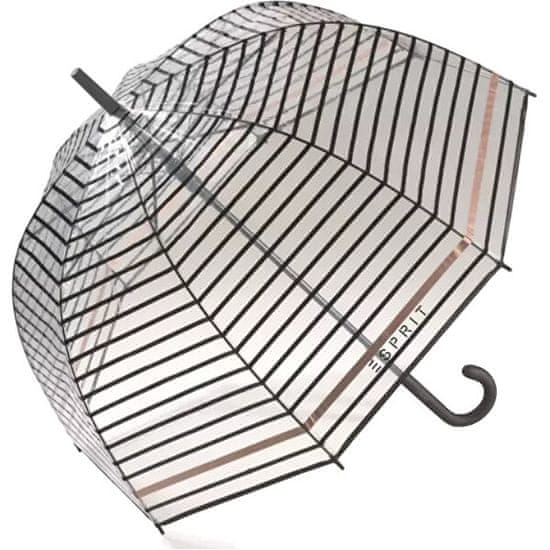Esprit Dámský holový deštník Long AC Copper stripes 53337
