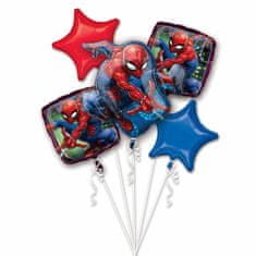 Amscan Balónová kytice Spiderman 5 ks