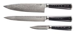 G21 Sada nožů Damascus Premium, Box, 3 ks