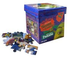 Růžová čajovna - PT Puzzle Shrek, 184 dílků "náměstí"