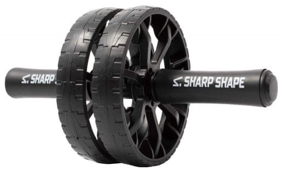 Sharp Shape Posilovací kolečko Dual wheel černé