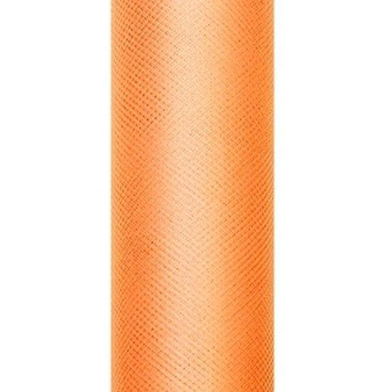 Paris Dekorace Tyl na špulce, oranžový 50cm/9m