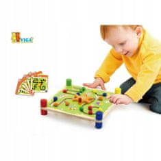 Viga Toys Dřevěná vzdělávací hra Trop