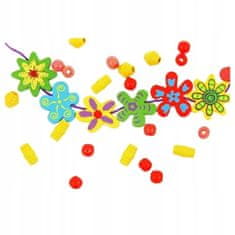 Viga Toys Navlékání korálků Colorful Create B