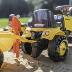 Falk FALK FALK Baby Komatsu Žlutý traktor s přívěsem