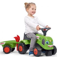 Falk FALK FALK Traktor Baby Claas Green s přívěsem