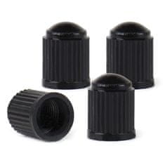 AMIO Plastové krytky ventilů - černé 4ks