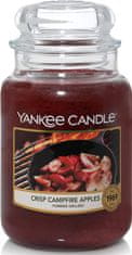 Yankee Candle vonná svíčka Classic ve skle velká Crisp Campfire Apples 623 g