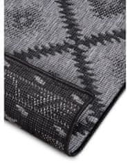 NORTHRUGS Kusový koberec Twin Supreme 105459 Malibu Night Silver – na ven i na doma 80x250