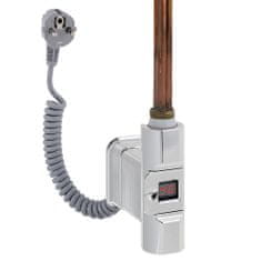 Heatpol Elektrická topná tyč s regulací Home Plus ECO 150W Barva: Lesklý chrom, Tvar profilu: Univerzální