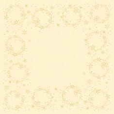 Duni Ubrus vánoční Star shine cream