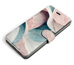 Mobiwear Flip pouzdro na mobil Xiaomi Redmi Note 9 Pro - VP33S Růžový a zelenkavý mramor