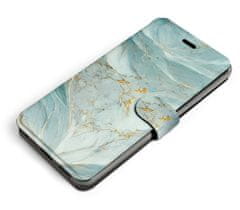 Mobiwear Flip pouzdro na mobil Samsung Galaxy S20 FE - VP34S Zelenkavý a zlatavý mramor