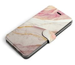 Mobiwear Flip pouzdro na mobil Honor 20 Lite - VP32S Růžový a zlatavý mramor
