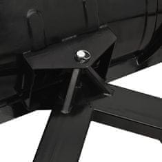 shumee Sněhová radlice pro vysokozdvižný vozík 200 x 48 cm černá
