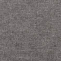 Vidaxl 2místná pohovka tmavě šedá 120 cm textil