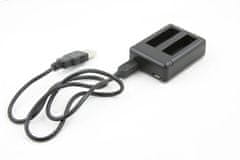 XREC Nabíječka Mini USB pro 2x dvě baterie GoPro HERO 4