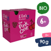 BIO PINK ONE ovocné smoothie s rebarborou (5x90 g)