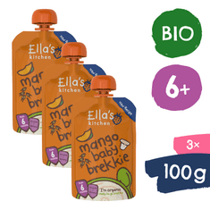 Ella's Kitchen BIO Snídaně mango a jogurt 3x 100 g