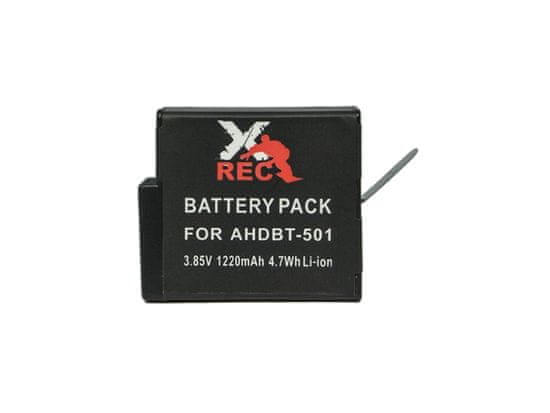 XREC Akumulátor Baterie pro GoPro HERO 5 6 7 BLACK