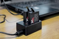 XREC Nabíječka USB 2x AHDBT-501 pro GoPro HERO 5 BLACK