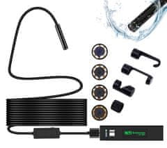 XREC Endoskop, inspekční kamera / WI-FI USB 1200p 8 mm - 2 metry