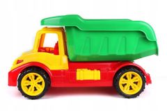 Lean-toys Autíčko Big Red-Green Tipper Sandbox 1