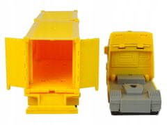 Lean-toys Náklaďák Žlutý třecí pohon 1:50 Zvuková světla