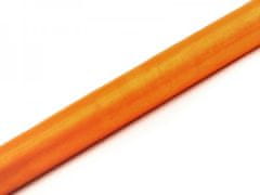 Paris Dekorace Organza hladká pomerančová 36cm/9m, N-ORP-005
