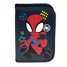 Paso Školní pouzdro penál Spidey Spiderman - s chlopněmi a vybavením
