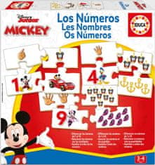 Educa Puzzle Mickey a přátelé: Počítání 10x4 dílků
