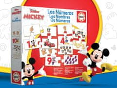 Educa Puzzle Mickey a přátelé: Počítání 10x4 dílků