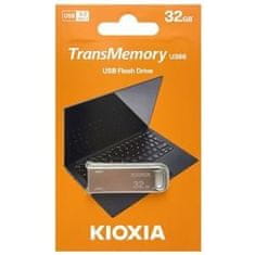 KIOXIA 32GB USB Flash Biwako 3.0 U366 stříbrný,