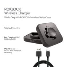Rokform RokLock Wireless Twist Lock Charger, bezdrátová nabíječka