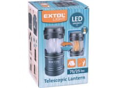 Extol Light Lucerna teleskopická LED, 75lm/plamen