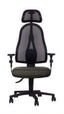 Topstar Židle do kanceláře TOPSTAR Open Point SY Plus antracitová/černá s podhlavníkem