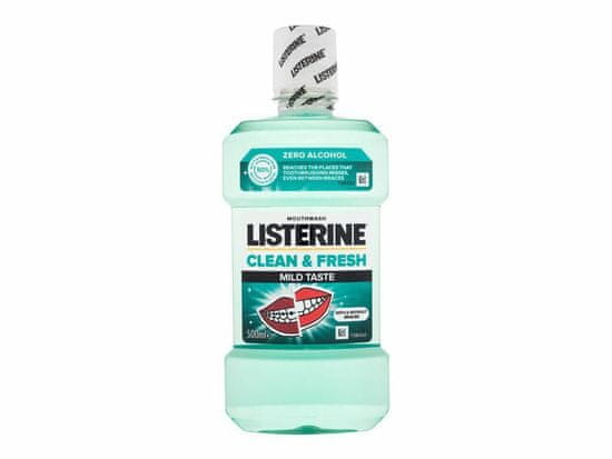 Listerine 500ml clean & fresh mild taste mouthwash