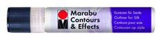 Marabu kontura na hedvábí a textil/bezbarvá 25ml