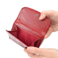 Carmelo červená dámská peněženka 2106 M CV