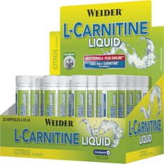 Weider L-Carnitine Liquid, 1 x 25ml, Weider, Citrus